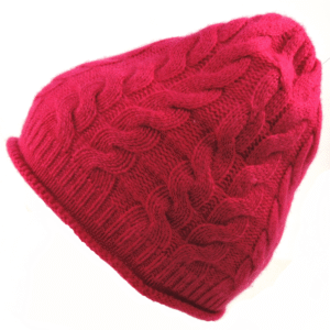 کلاه بافت تک پوم دار کد 608